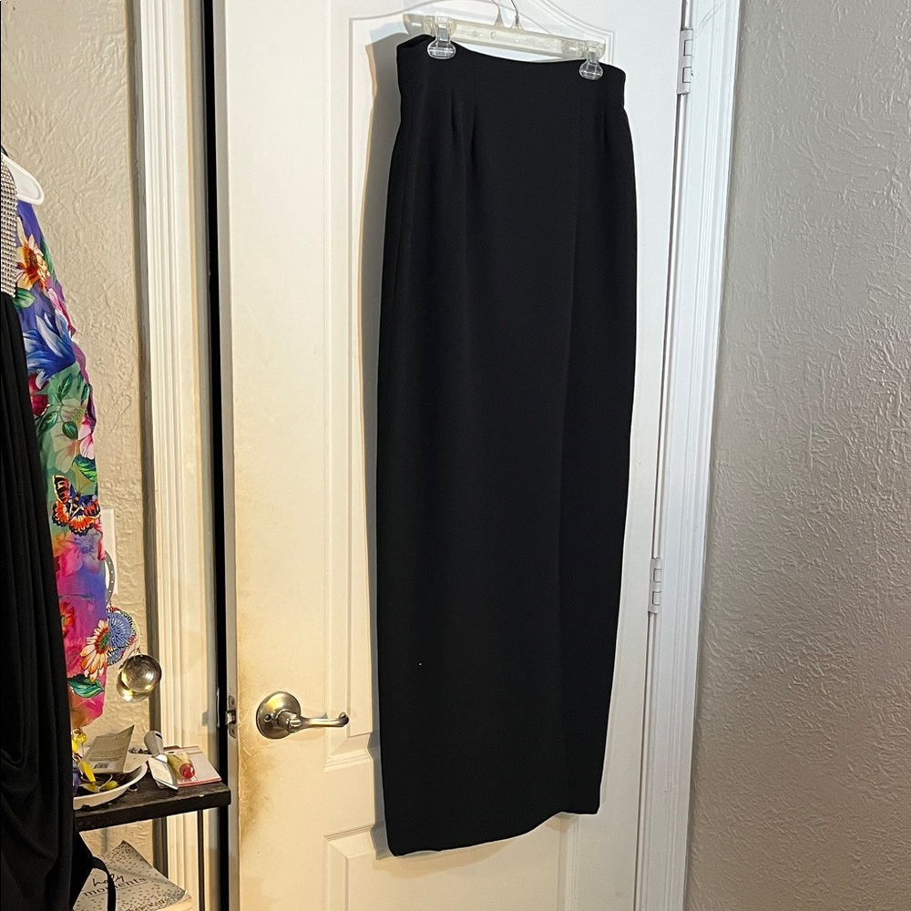 Jones New York Classic Black Maxi Skirt